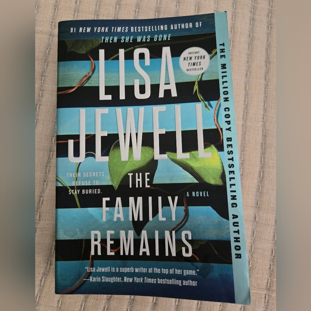 Lisa Jewell Blue and Black Hardcover Journal